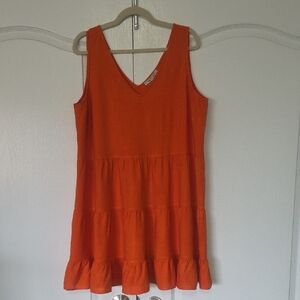 Cleo Bright Orange Dress